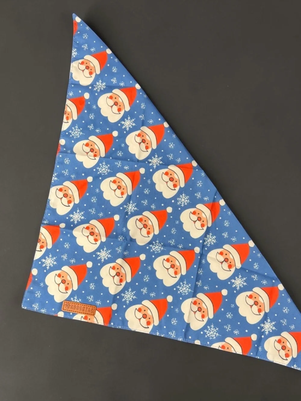 ADOGGYGO Christmas Dog Bandanas 2 Pack Large NWOT Santa Snowman